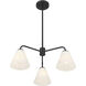 Blair 3 Light 24 inch Matte Black Chandelier Ceiling Light